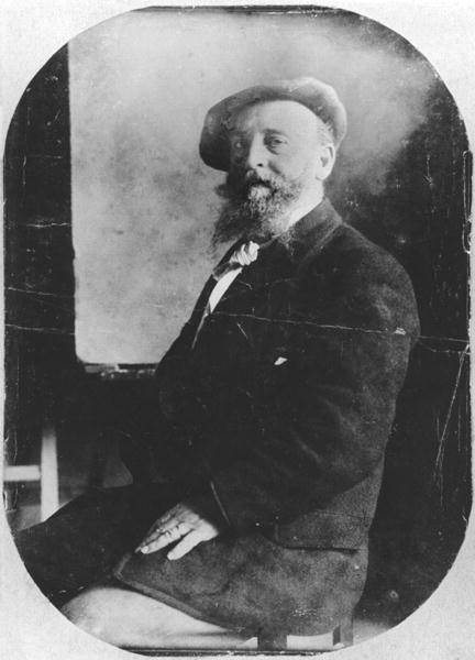 Alfred Sisley (1839-99) c.1895 (photo n / b) - photographe français