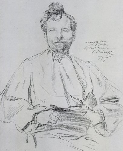 Alphonse Mucha - Autoportrait