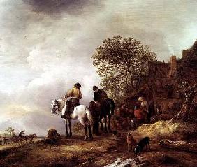 Landscape with Riders