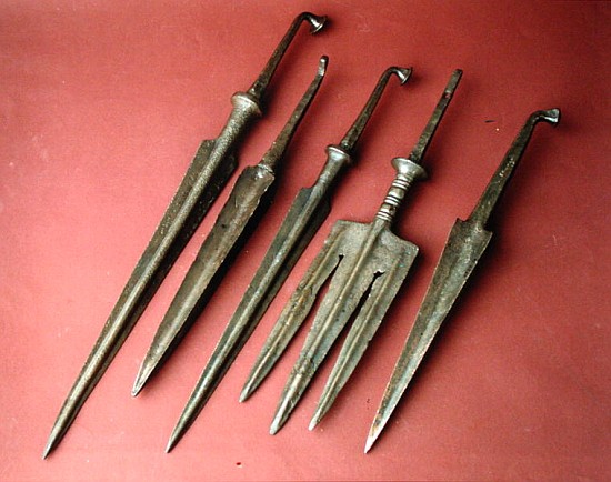 Spearheads, from Belkis (now Zeugma), Turkey (bronze) à Bronze Age
