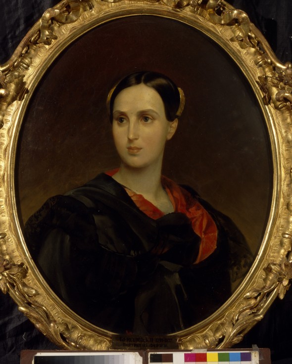 Portrait of Countess Olga Pavlovna Fersen (Stroganova) (1808-1837) à Brüllow