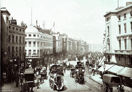 Regent Street, London c.1900 à Photographe anglais