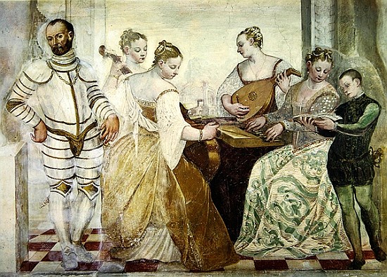 The Concert, 1570 (detail) à École italienne