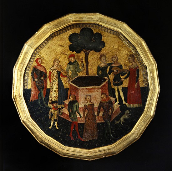 The Court of Love, c. 1380 à École italienne