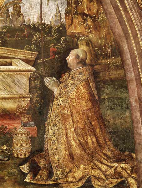 Pope Alexander VI à Pinturicchio (Bernardino di Biagio)