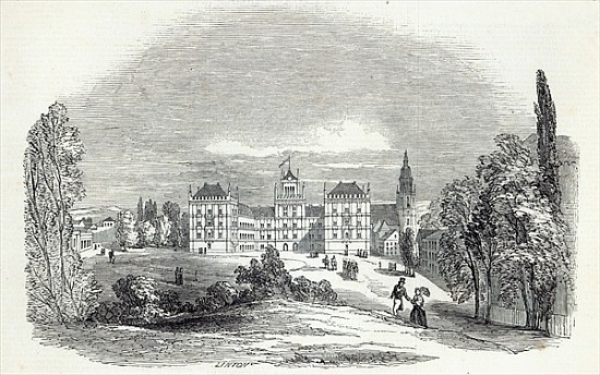 The Palace of Ehrenburg, at Coburg; engraved by W.J. Linton, from ''The Illustrated London News'', 3 à Saxe-Coburg