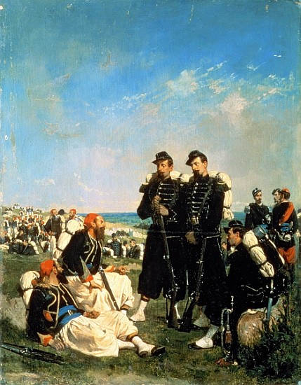 The French Encampment near Sebastopol à A. Protuet