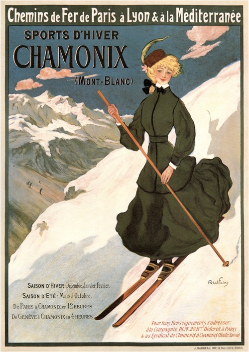Chamonix Mont Blanc à Abel Faivre