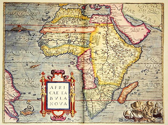 Africae tabvla nova à Abraham Ortelius
