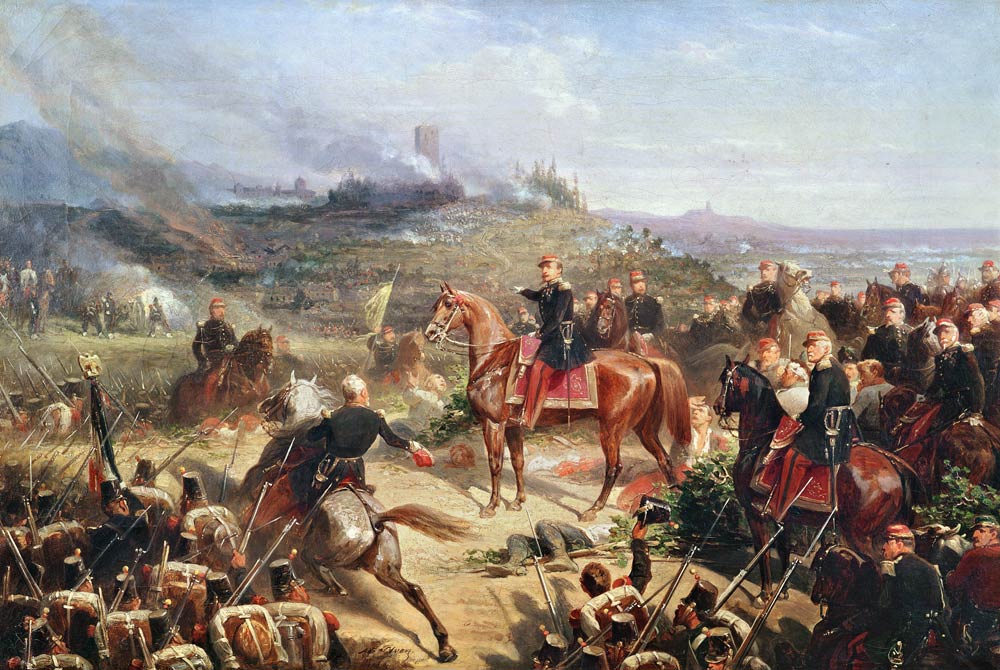 Battle of Solferino, 24th June 1859 à Adolphe Yvon
