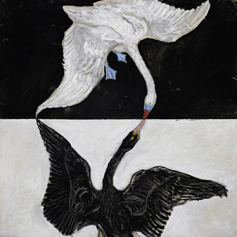 Groupe IX/SUW, No. 1, Le cygne, No. 1 à Hilma Af Klint