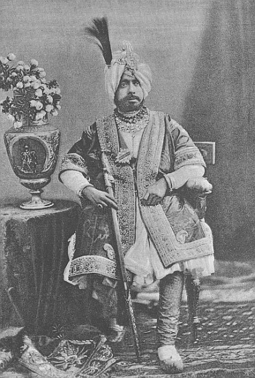 Maharaja Pratap Singhji of Jammu and Kashmir à (d'après) Photographe anglais