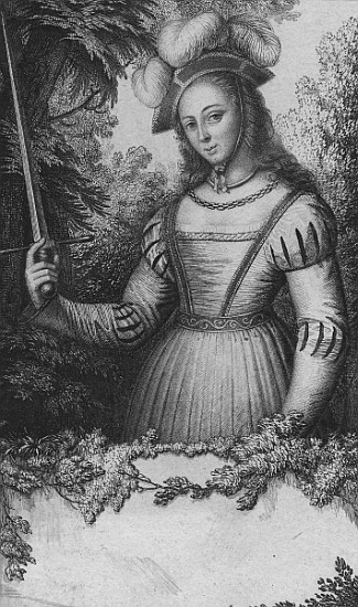 Portrait of Joan of Arc (1412-31) à (d'après) École française