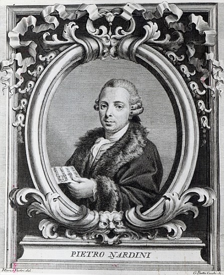Pietro Nardini; engraved by G. Batta Cechi à (d'après) École italienne