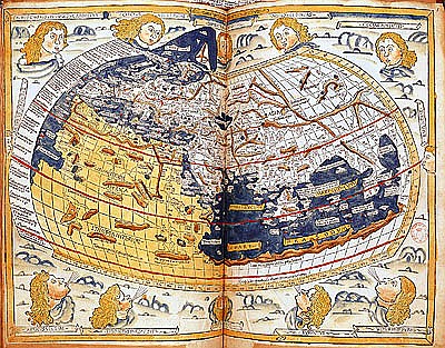 Map of the world à (d'après) Ptolemy