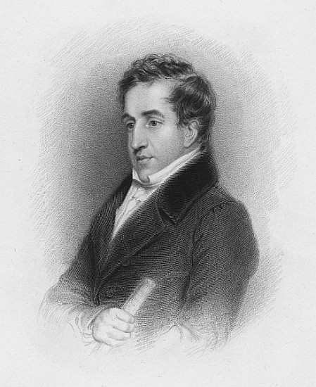 John Cam Hobhouse, c.1821 à (d'après) Abraham Wivell