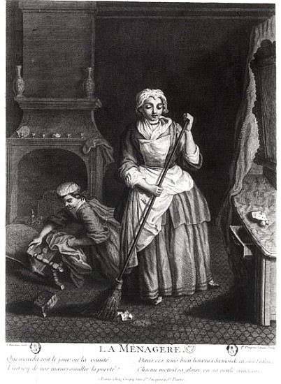 The Housekeeper à (d'après) Jean-Baptiste Simeon Chardin