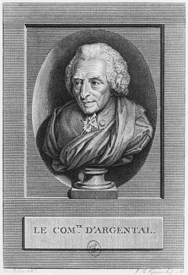 Charles Augustin de Ferriol, Comte d''Argental; engraved by Jean Baptiste Fosseyeux (1752-1824) 1788 à (d'après) Jean Florent Defraine