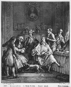 The Small Toilette; engraved by Pietro Antonio Martini (1739-97)