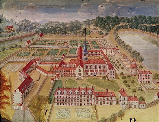 General View of the Abbey from ''l''Abbaye de Port-Royal'', c.1710 à (d'après) Louise Madelaine Cochin