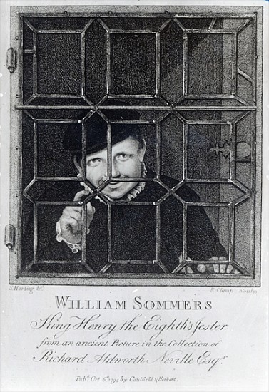 William Sommers; engraved by R. Clamp à (d'après) S. Harding