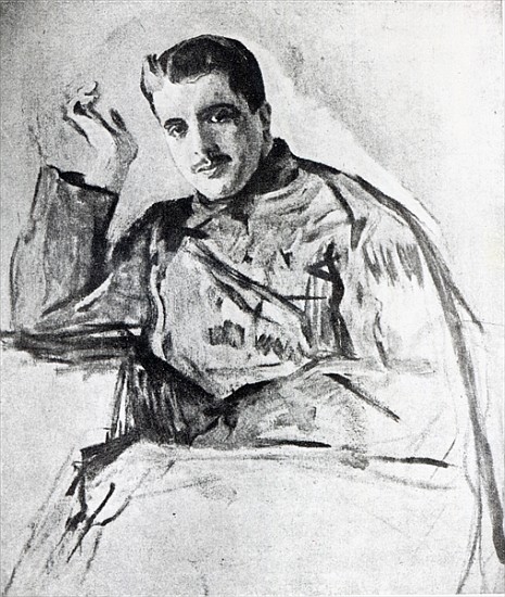 Serge Diaghilev à (d'après) Valentin Aleksandrovich Serov