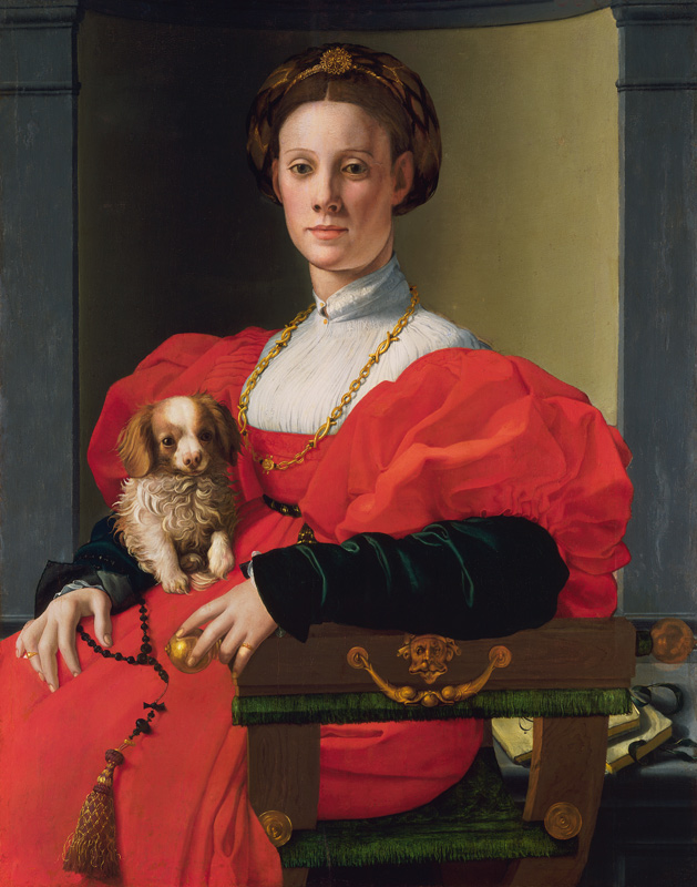 portrait d'une dame distinguée à Agnolo Bronzino