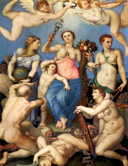 Allegory of Happiness à Agnolo Bronzino