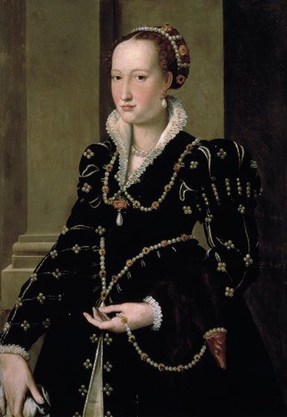 Portrait of Laudomia de Medici à Agnolo Bronzino