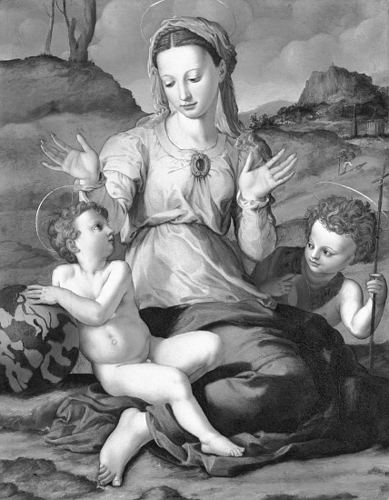 Madonna and Child with Saint John à Agnolo Bronzino