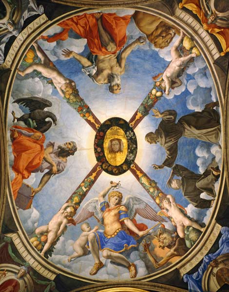 A.Bronzino, Trinity with Saints à Agnolo Bronzino