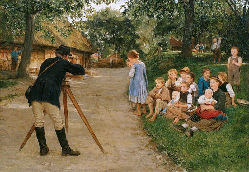 The Surveyor à Albert Anker