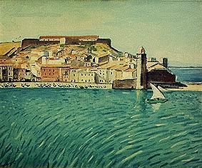 Vue sur Collioure à Albert Marquet