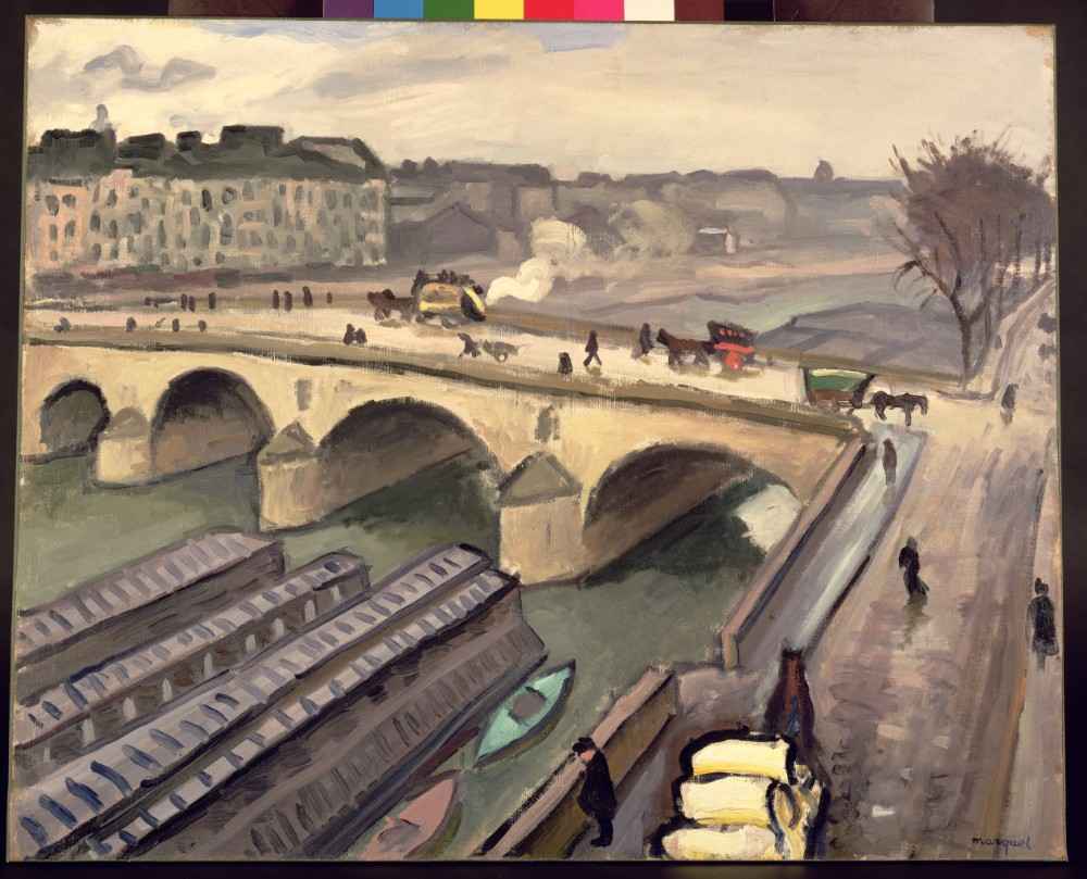 The Seine at Paris à Albert Marquet