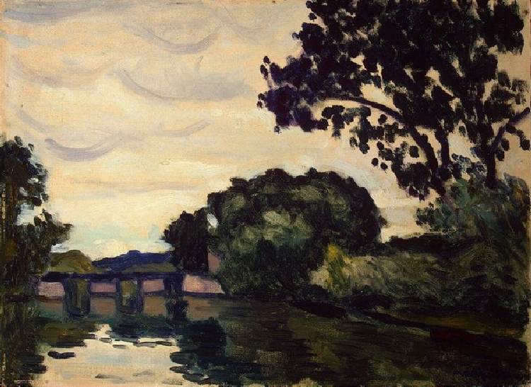 Landschaft mit einer Brücke à Albert Marquet