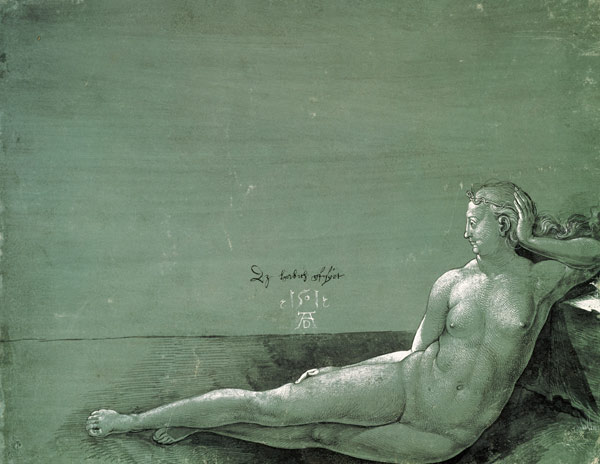 Liegende nackte Frau à Albrecht Dürer