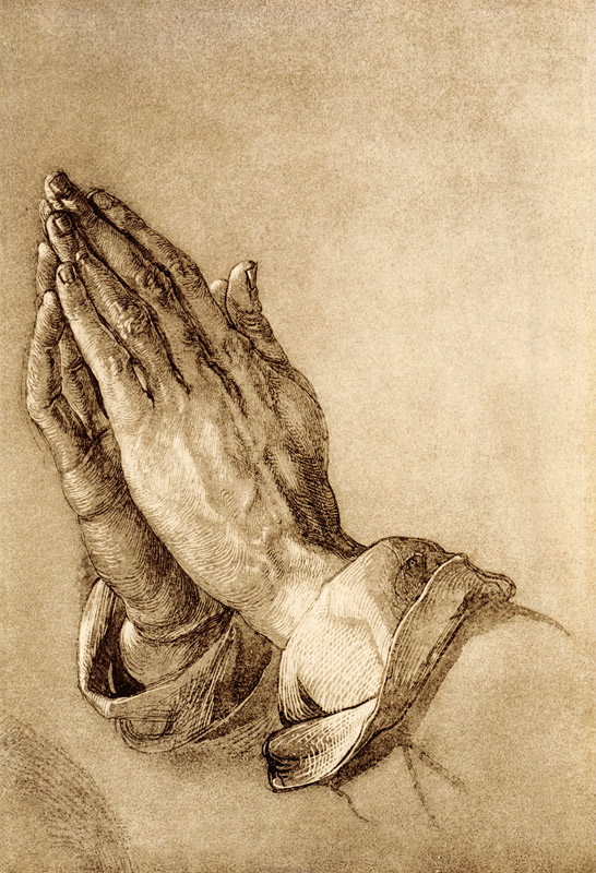Mains priant à Albrecht Dürer