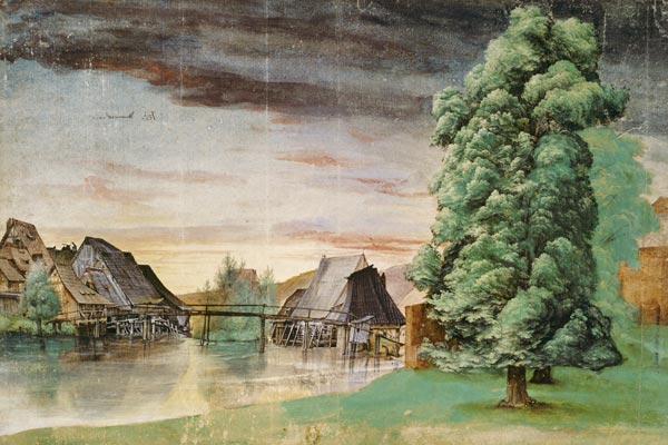 Le moulin de pâturage à Albrecht Dürer
