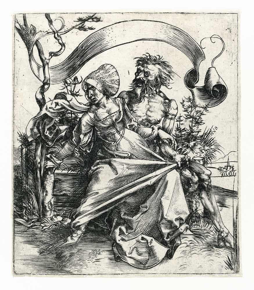 Junge Frau, vom Tode bedroht (Der Gewaltätige) à Albrecht Dürer