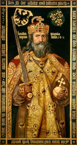 L’Empereur Charlemagne, 1511-1512 à Albrecht Dürer