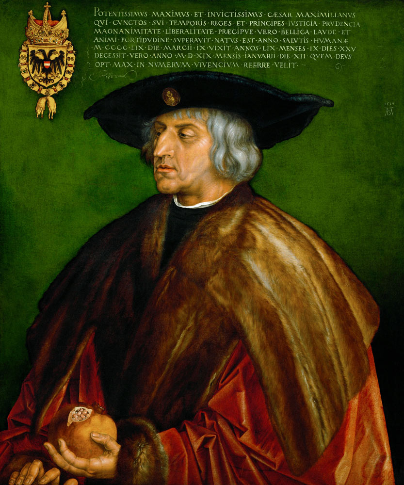Maximilian I , Portrait à Albrecht Dürer