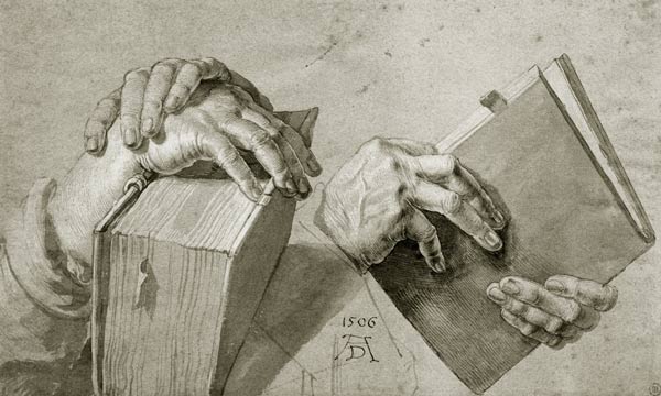 A.Dürer / Study of hands à Albrecht Dürer