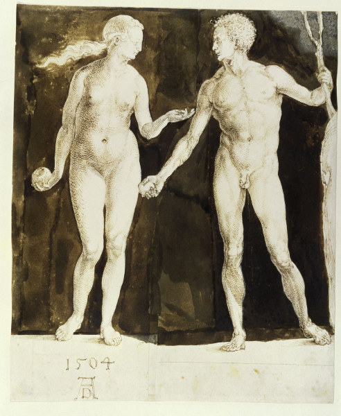 A.Dürer / Adam and Eve (New York) à Albrecht Dürer