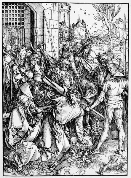 Carrying the Cross / Dürer / 1497/98 à Albrecht Dürer