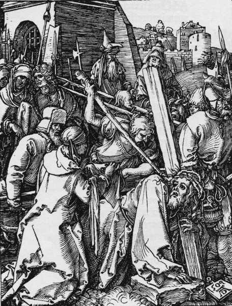 Carrying the Cross / Dürer / 1509 à Albrecht Dürer