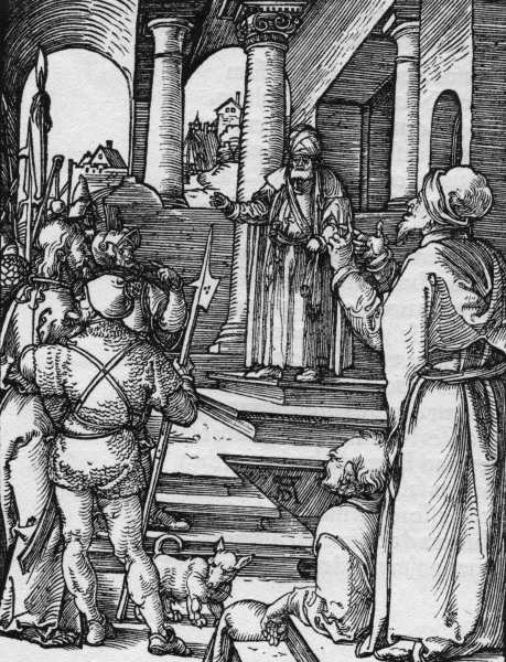 Christ before Pilate / Dürer / c.1509 à Albrecht Dürer