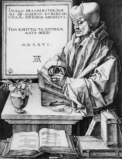 Desiderius Erasmus (1466-1536) of Rotterdam à Albrecht Dürer