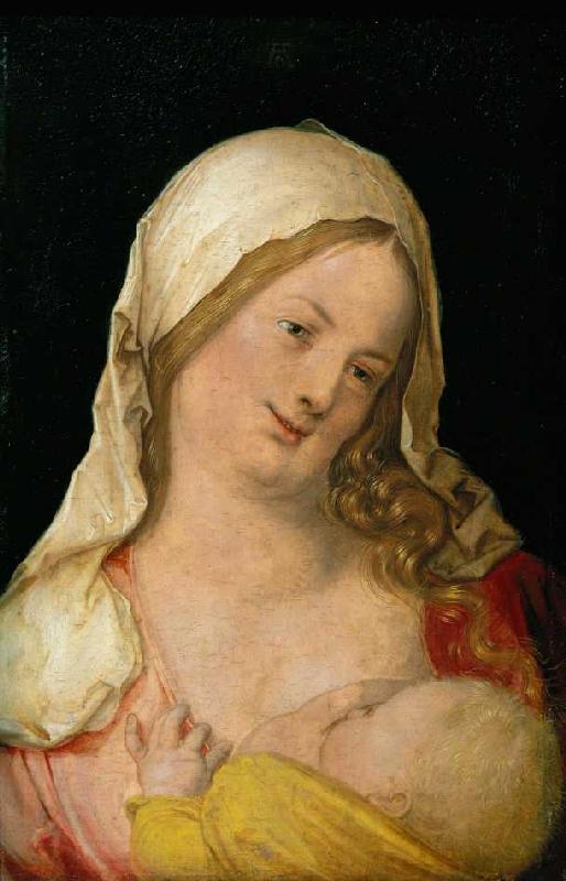 Maria, das Kind stillend à Albrecht Dürer