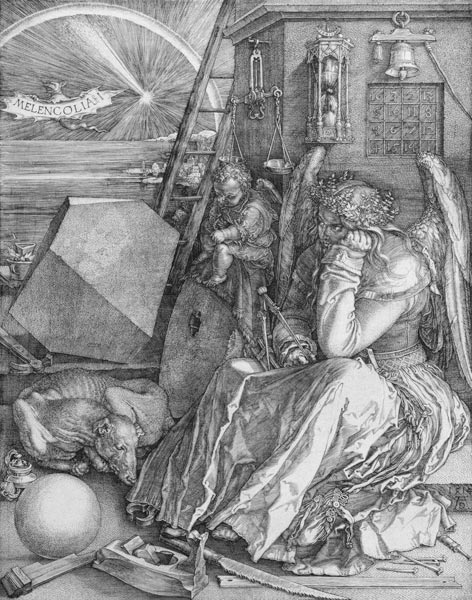 Mélancolie à Albrecht Dürer