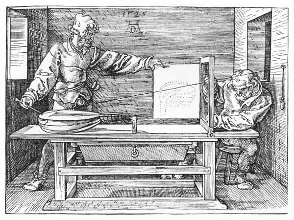 The draughtsman of the lute / Dürer à Albrecht Dürer